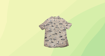 Ripcurl Party Pack S/S Boys Shirt RRP $59.99 - Kids 12 - Taupe