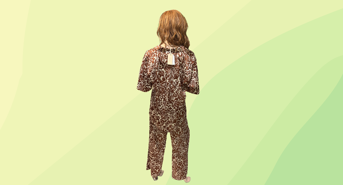 Nude Lucy Florence 2 Pce Set - Shirt RRP $120 & Pant RRP $140 - M - Florence