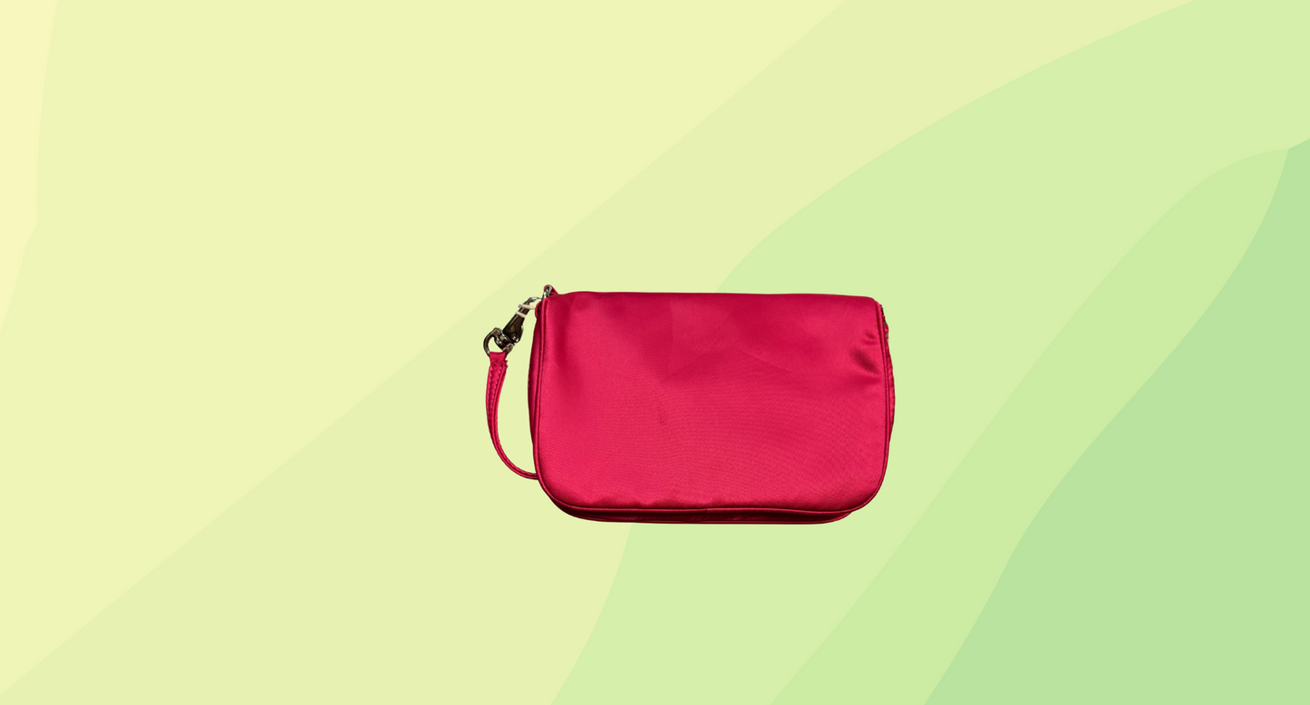 Oroton Makeup Bag w/dustbag - Pink