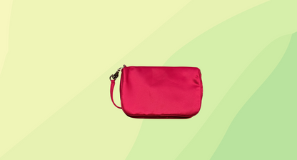 Oroton Makeup Bag w/dustbag - Pink
