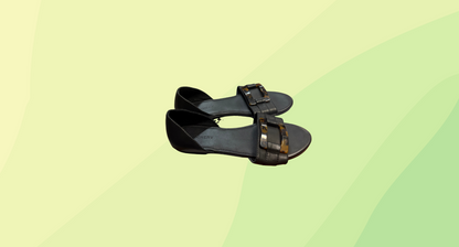 Witchery Brigitte Flat RRP $139.95 - Size 37 - Black