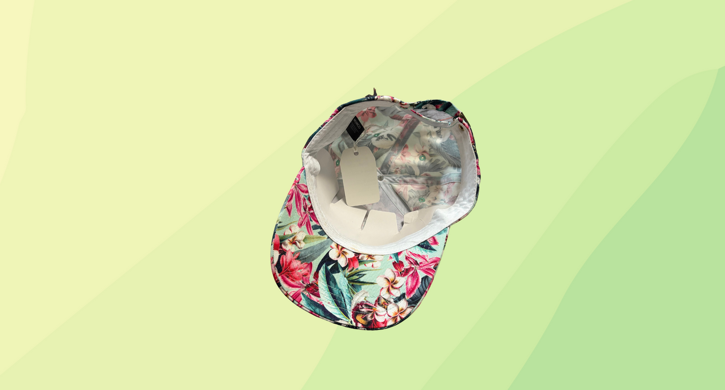 Mimco Cap - Teal/Pink