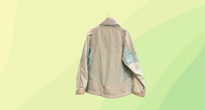 Billabong Jacket - Size 12 - Cream/Baby Blue - As is