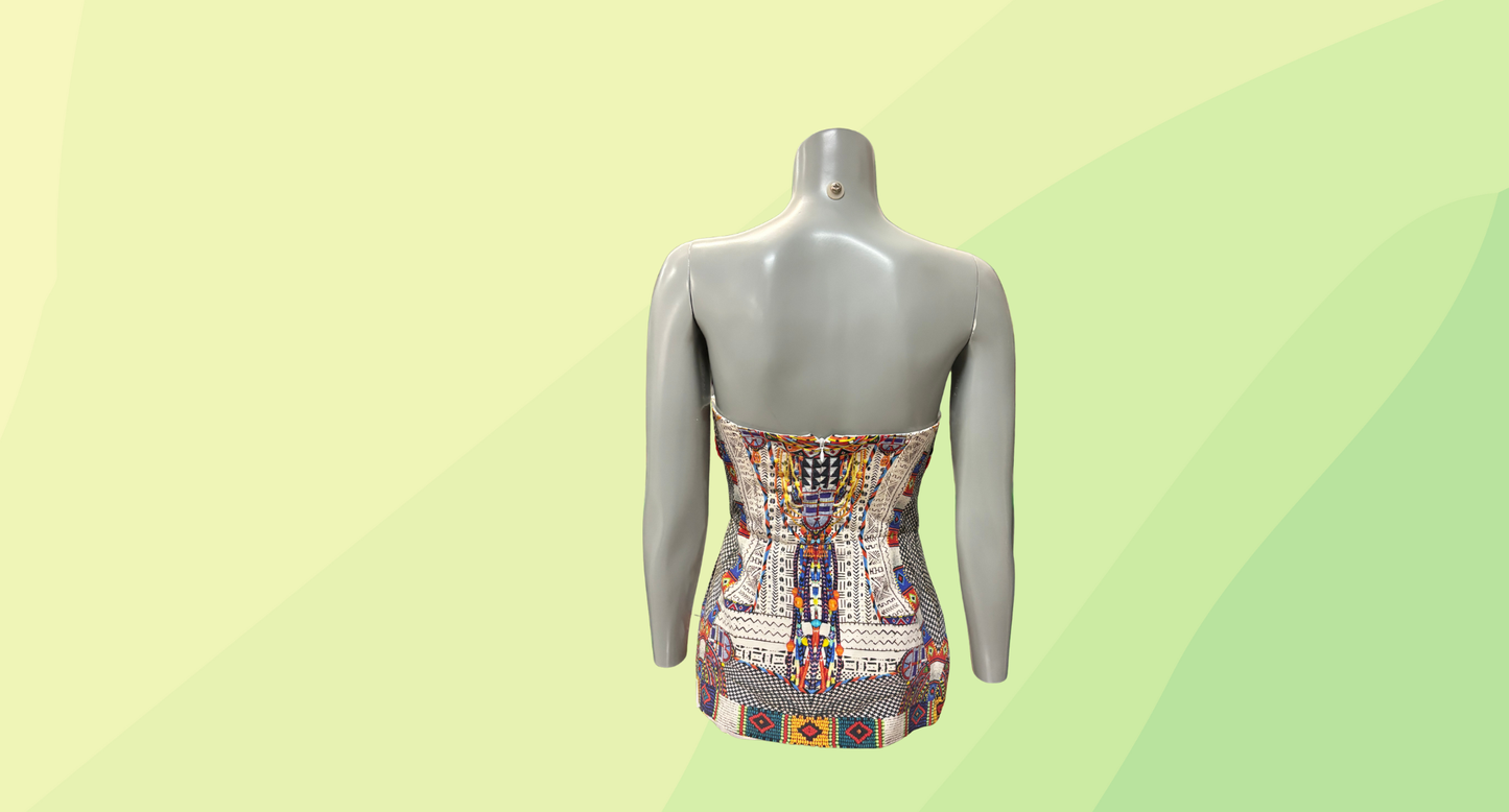 Camilla Performed Top RRP $599 - Size 12 - Multi