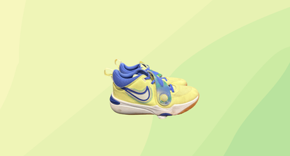 Nike Team Hustle D11 SE PS Sneaker - US 7Y - Lumious Green Ultramarine