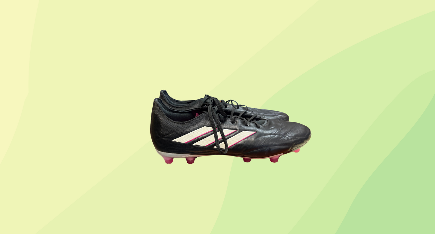 Adidas Copa Pure League FG Boots - US 11 - Black/White/Pink