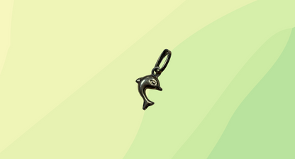 Gold (375) Dolphin Pendant - 1.5cm