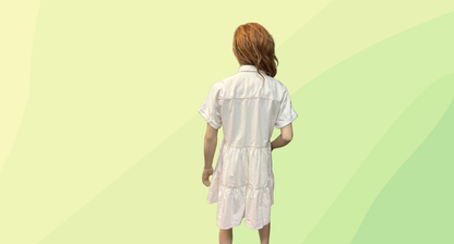 Just Jeans Denim Dress RRP $99.95 - Size 12 - Cream