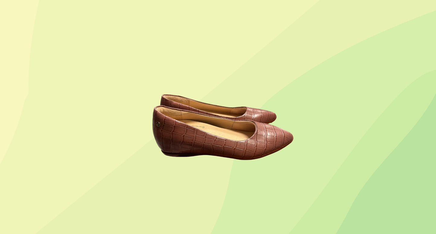 Frankie4 Poppy Flat - Size 5 - Dusty Pink