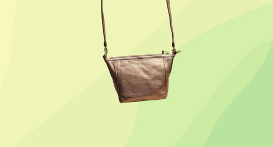 Fossil Crossbody Bag - Pink Foil