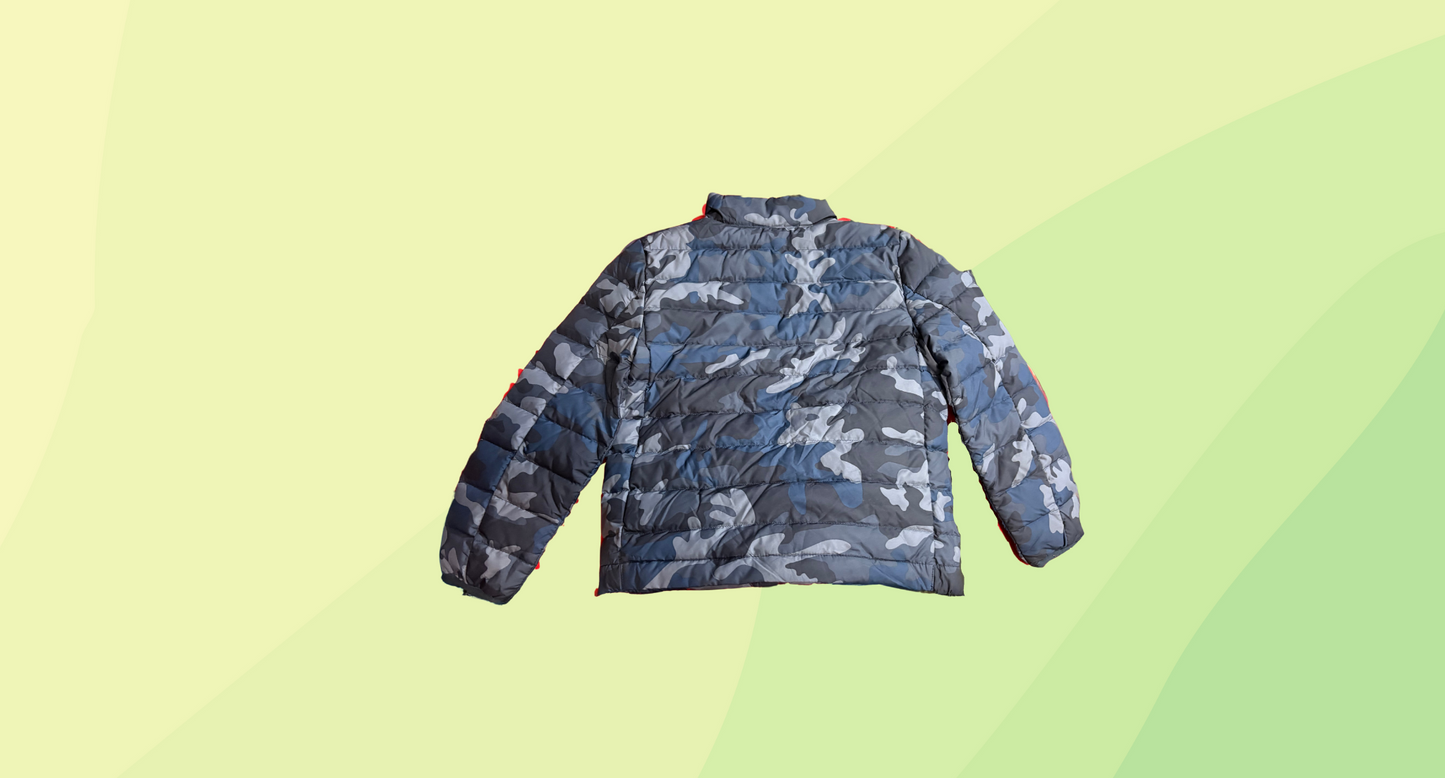 Polo Ralph Lauren Boys Puffer Jacket - K7 - Blue Camo
