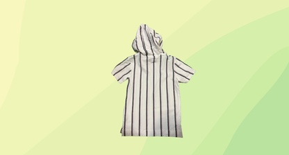 Roler Boys Striped Hoodie T-Shirt RRP $44.95 - Kids 10 - White