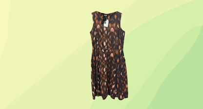 Cue Mini Dress - Size 8 - Brown