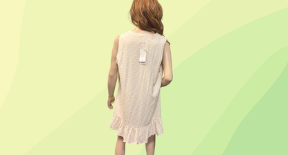 Alakai Mini Dress - L - Peach
