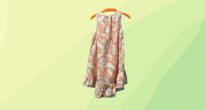 Country Road Girls Dress - Tigers - Kids 8 - Peach