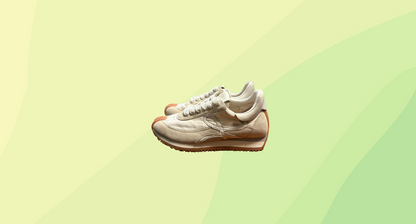 Loewe Flow Runner Leather Trimmed Suede and Nylon Sneaker - Size 36 - White