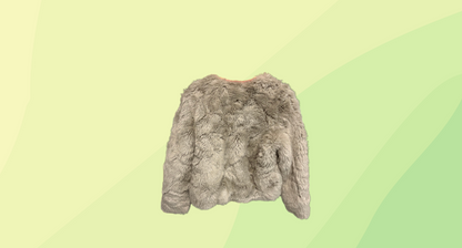 Decjuba Kids Faux Fur Jacket - XS - Grey