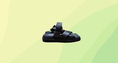 Topshop Leather Sandals - Size 36 - Black