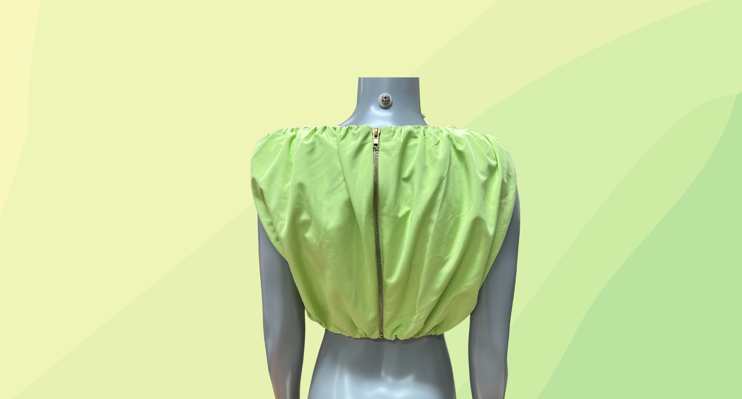 Mossman Streamline Top RRP $179.95 - Size 6 - Celery