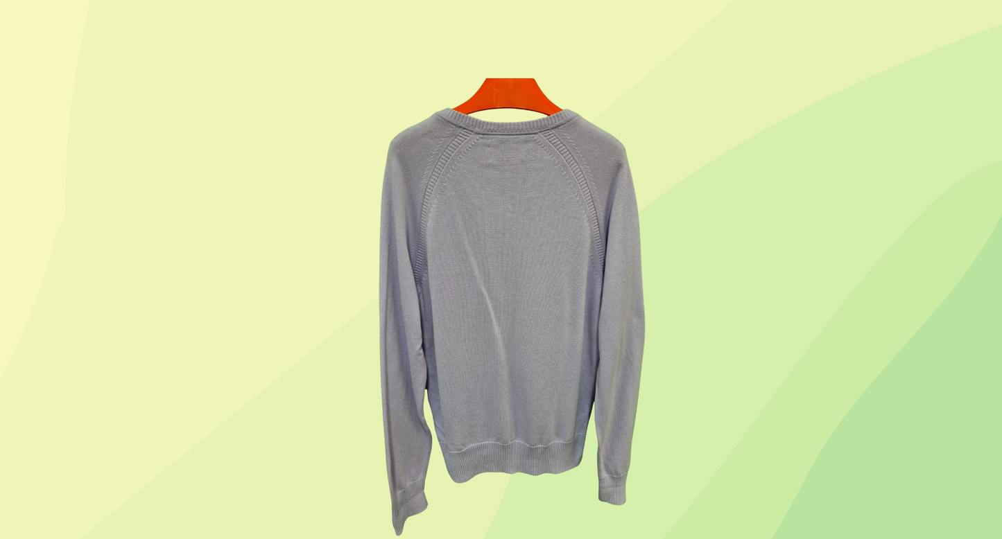 Penguin by Munsingwear Mens Knit V-Neck Pullover - M - Lavender