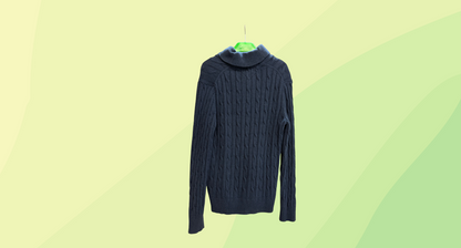 Tommy Hilfiger Mens Knit Sweater - L - Navy