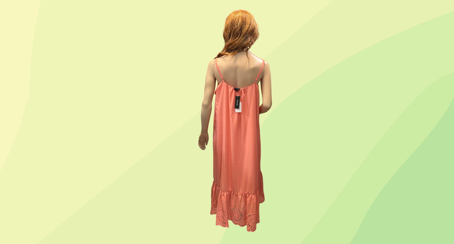 City Chic Scarlett Maxi Dress RRP $139.95 - M - Peach