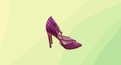Nine West Terry Leather T-Bar Pumps - Size 6 - Pink