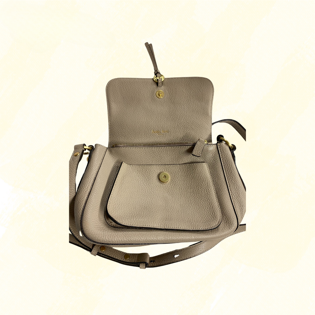 Annabel Ingall Tara Satchel RRP $545.40	- Beige