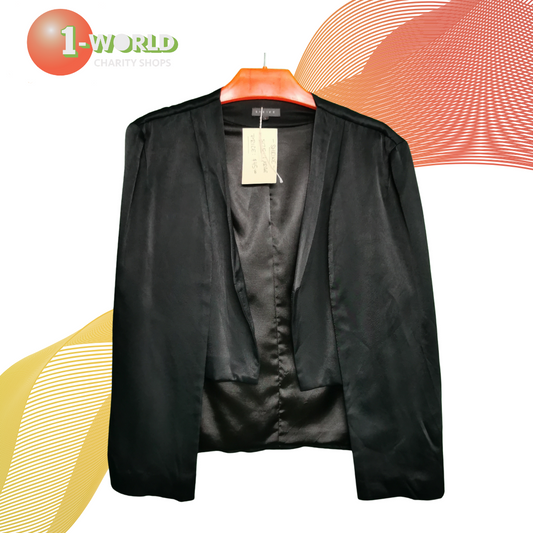 Sheike Cape Evening Jacket - L Black