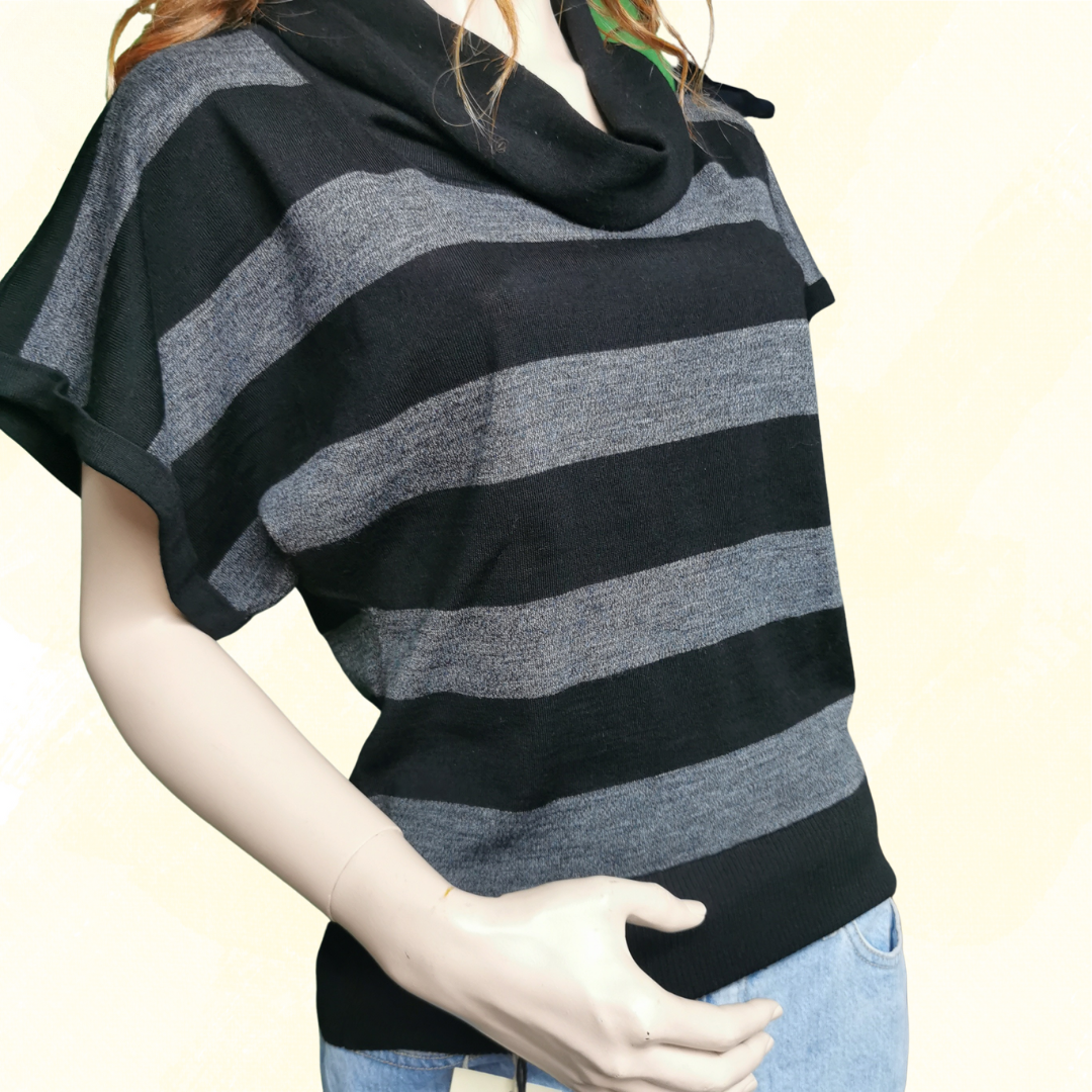 Marcs Top - Size M - Gray/Black