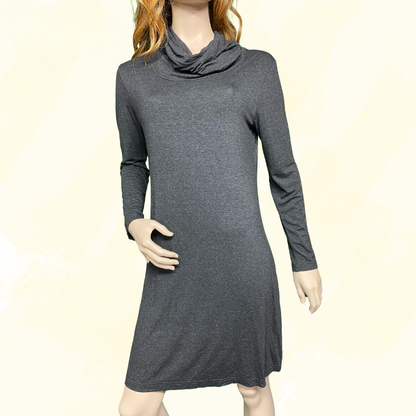 Veducci T-Shirt Dress, long sleeve - Gray - 12