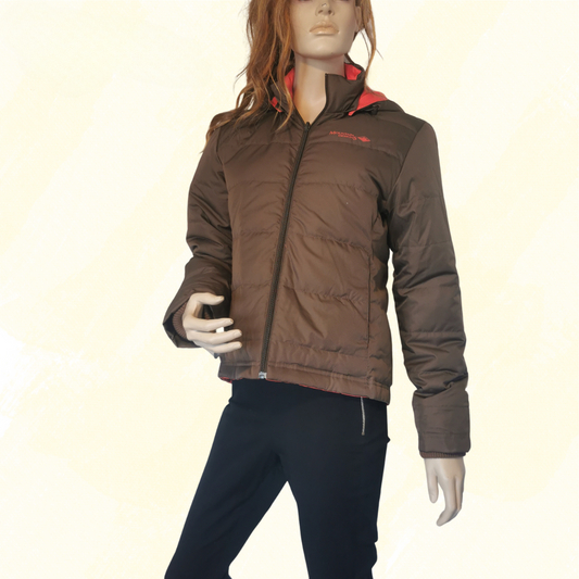 Mountain Designs Jacket - Size 14 - Brown/Coral