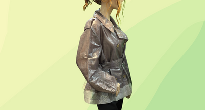 Dries Van Noten Belted Jacket - Not Authenticated - M - Silver