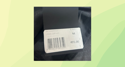 The Kooples Lamb Leather Jacket RRP $495 - M - Black
