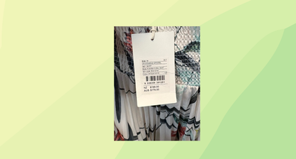 Country Road Pleated Floral Skirt RRP $179 - Size 14 - Antique White