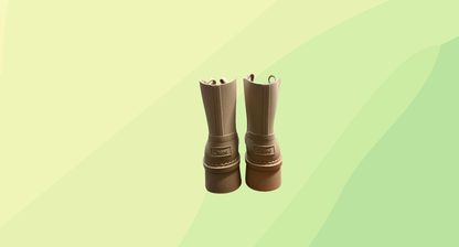Chloe Raina Rain Boot - Size 36 - Beige