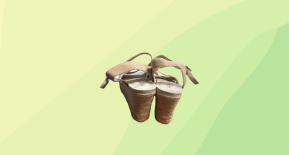 Frankie4 Alyce Wedge - Size 8.5 - Natural