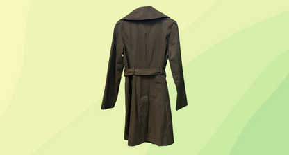 Guess Trench Coat - Small - Black