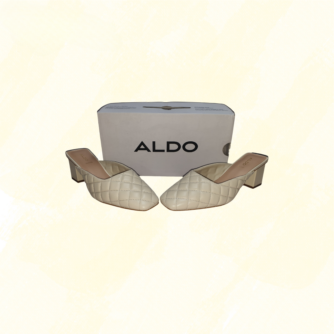 Aldo Drenna Quilted Mules - Other White	- 9