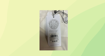 W Lane Rugged Up Wall Bead Jacket RRP $169.99 - Size 14 - White