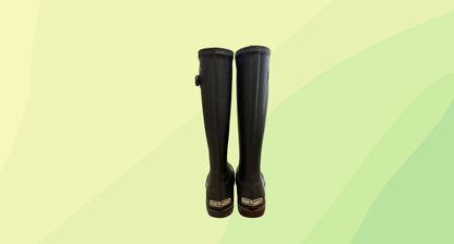 Hush Puppies Downpour Gum Boots RRP $149.95 - US 7 - Black