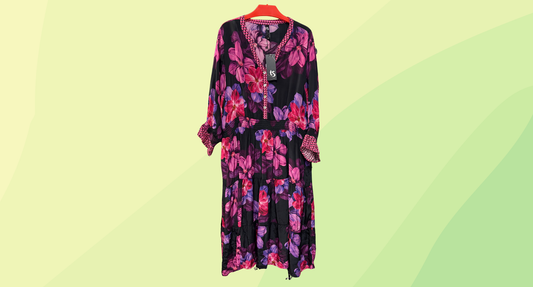 Taking Shape Natural Magenta Haze Dress RRP $179.95 - Size 20 - Sugar Plum