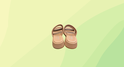 Isabella Corfu Leather Slides RRP $159.95 - Size 40 - Tan