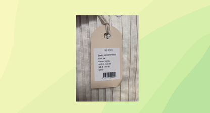 Elk Linen Dress RRP $349 - Size 14 - White