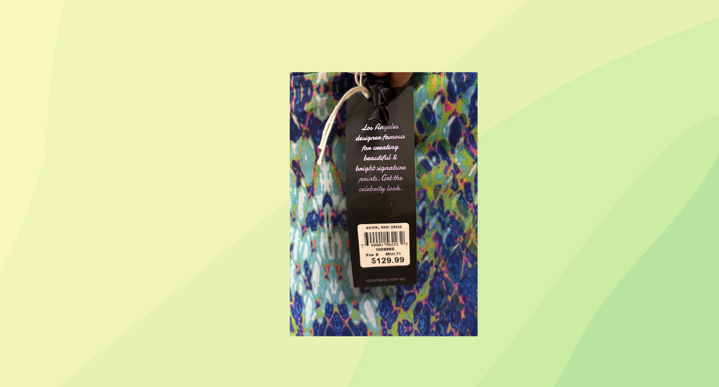 Hale Bob by Rockmans Maxi Dress RRP $129.99 - Size 8 - Multi