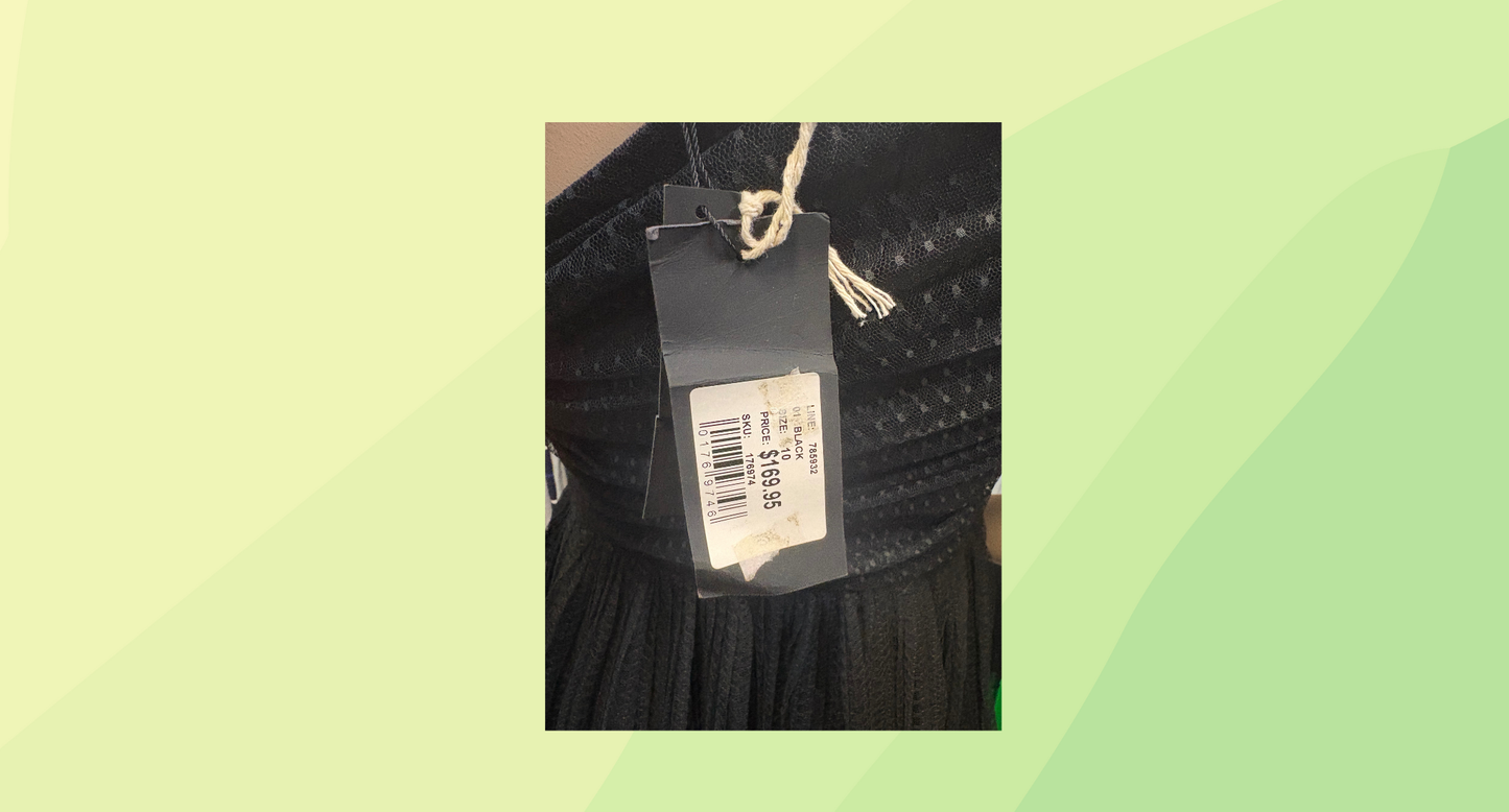 Portmans One Shoulder Lace Dress RRP $169.95 - Size 10 - Black