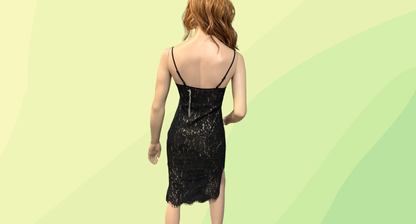 Pilgrim Lace Queen Slip Dress RRP $139.95 - Size 8 - Black