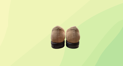 Bared Hummingbird Suede Shoes - Size 37 - Tan
