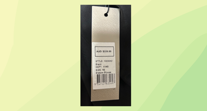 Thurley Sleep Blouse - Size 10 - Black