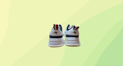 Tommy Hilfiger Chunky RWB Detail Sneaker - Size 9 - White